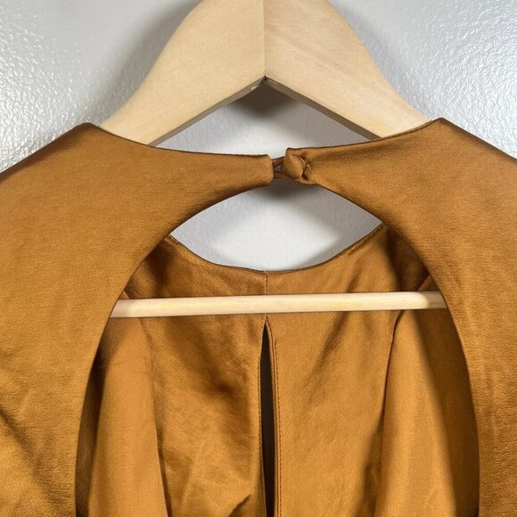 Significant Other Demi Dress Size 2 Copper Maxi Event Party Wedding Guest Gala - Picture 10 of 15